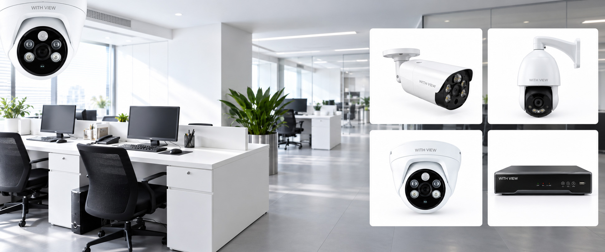 5mp-corporate-office-security-camera-system 안전한 업무 환경과 사각지대 없는 모니터링을 위한 500만 화소 고화질 사무실용 CCTV 카메라 장비 세트